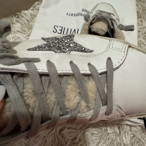 Golden Goose Superstar Sabot Sneaker Mules white leather with Shearling Lining - Picture 7 of 12